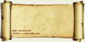 Hristina Rakić vizit kartica